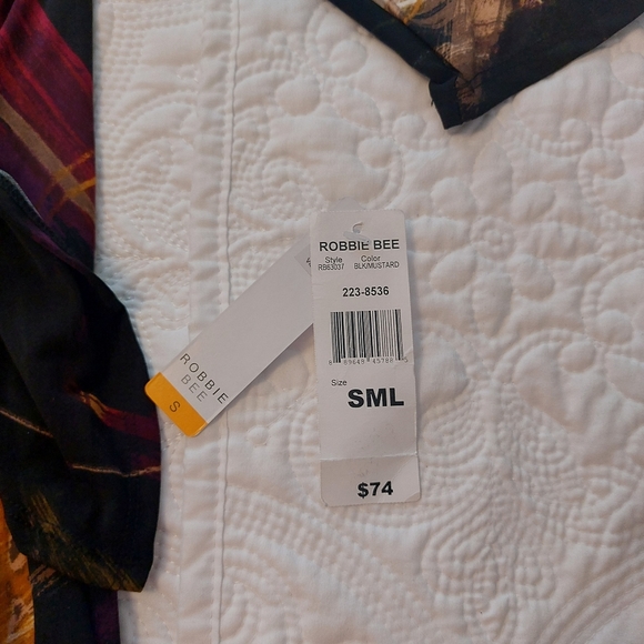 Paint stroke half wrap dress🍂 - Picture 2 of 6